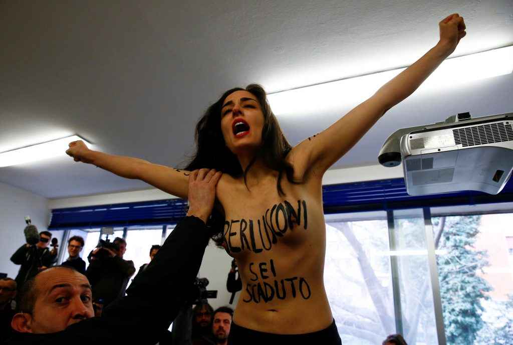 Femen protesta