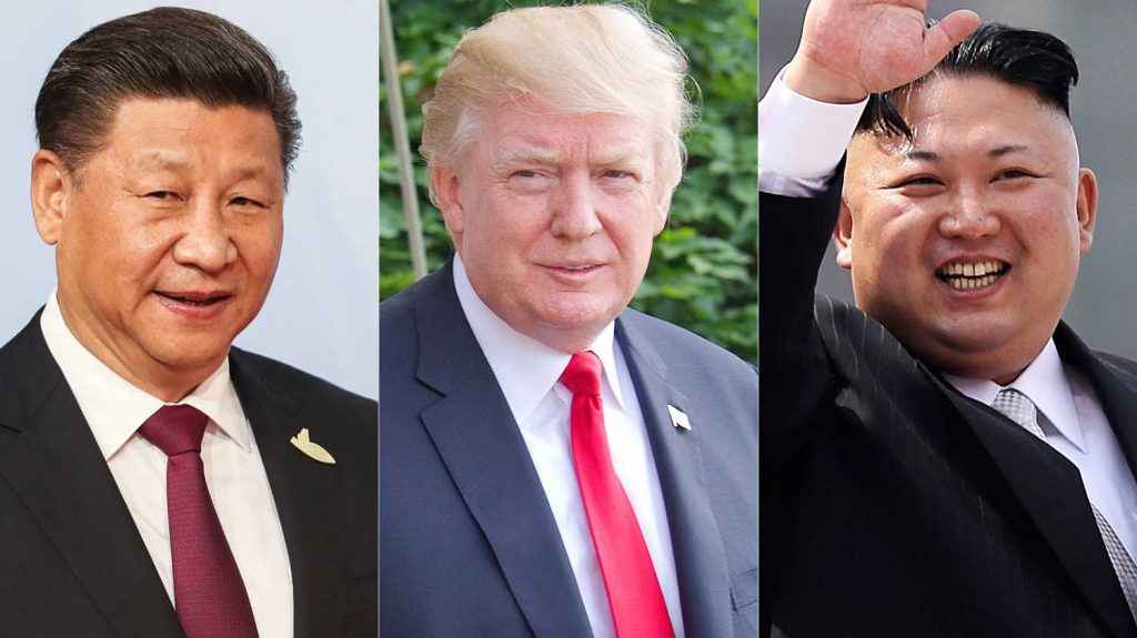 Xi Jinping Donald Trump Kim Jong un