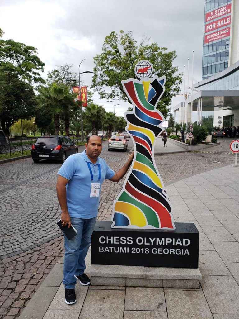 Maestro FIDE Braulio Ramírez jefe de la Delegación Dominicana ofrece detalles del evento mundial desde Batumi.