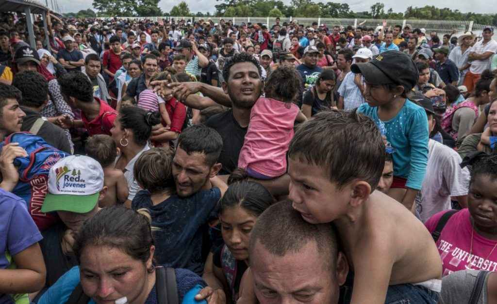 caravana de migrantes centroamericanos