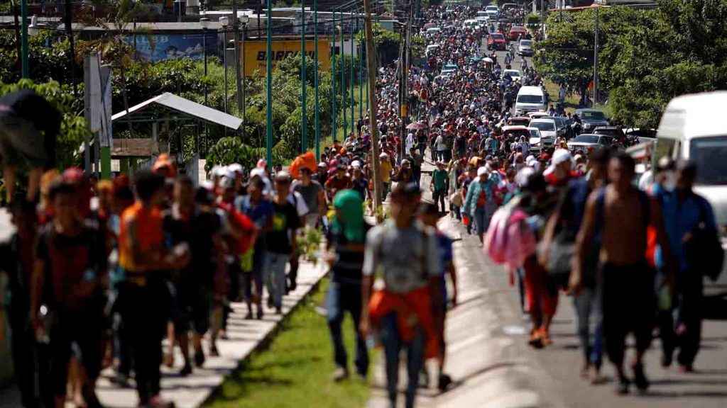 Caravana migrante Mexico