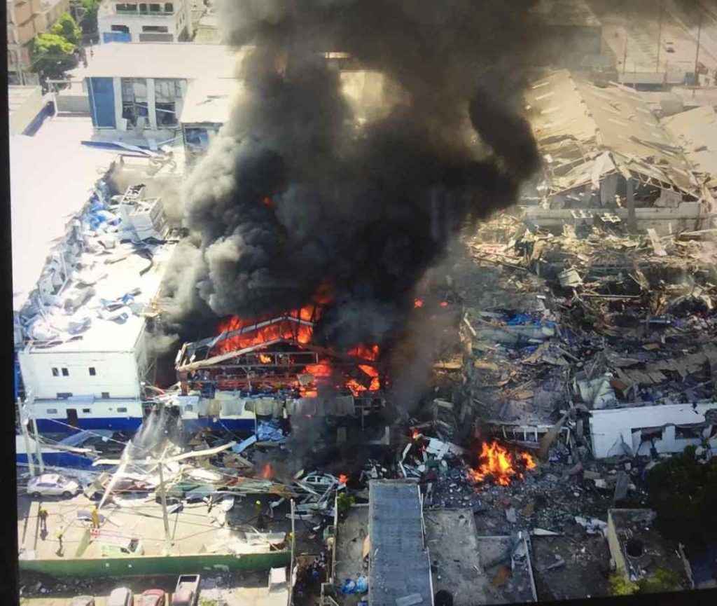 Explosion en Santo Domingo