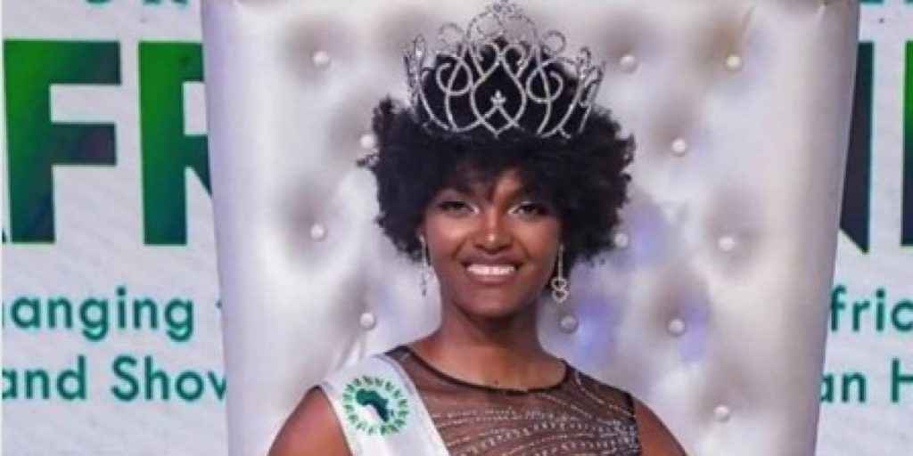 Dorcas Kasinde Miss África 2019