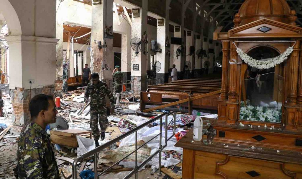 explosiones en iglesias y hoteles en Sri Lanka