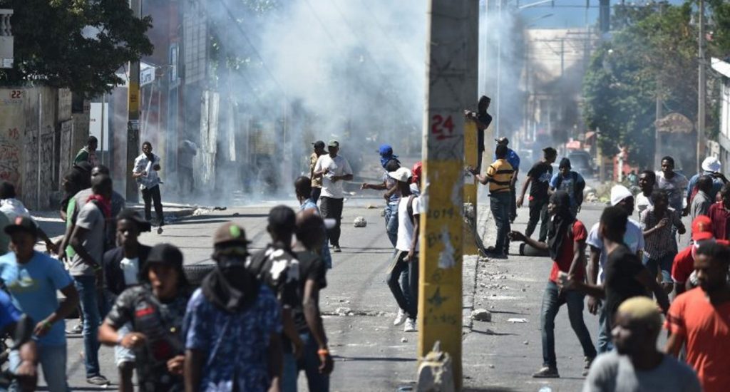 tiroteo en barrio de Puerto Príncipe