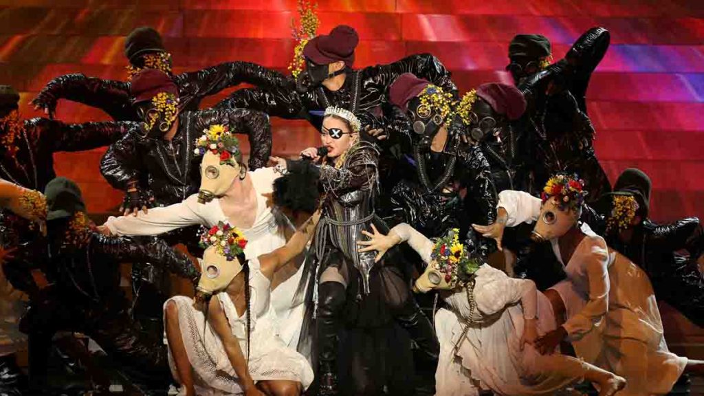 Madonna en la final de Eurovisión