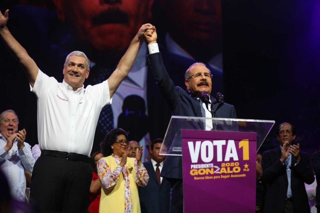 Danilo Medina con Gonzalo