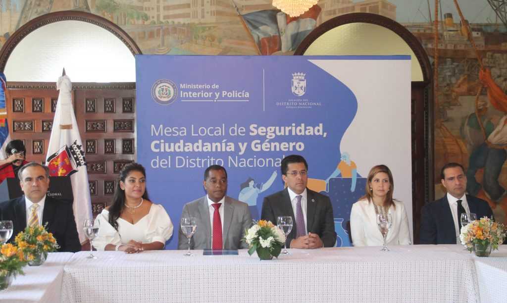Entidades instauran Mesa de Seguridad en el Distrito Nacional scaled