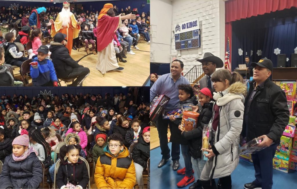 Reverendo Rubén Díaz celebra día de Reyes entregando juguetes a niños del Bronx Reverendo Rubén Díaz