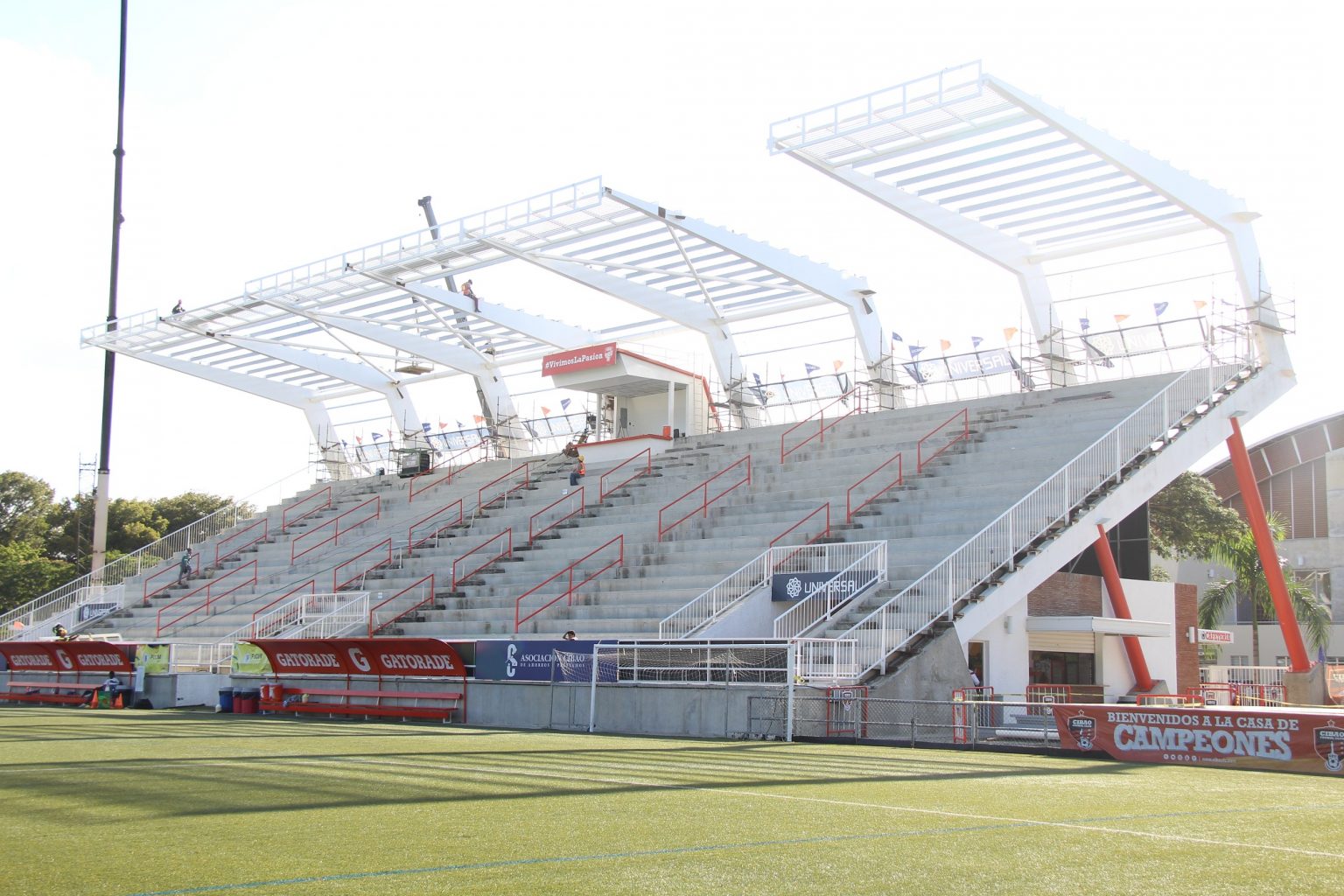 Cibao FC ampliando facilidades en su estadio para aficionados