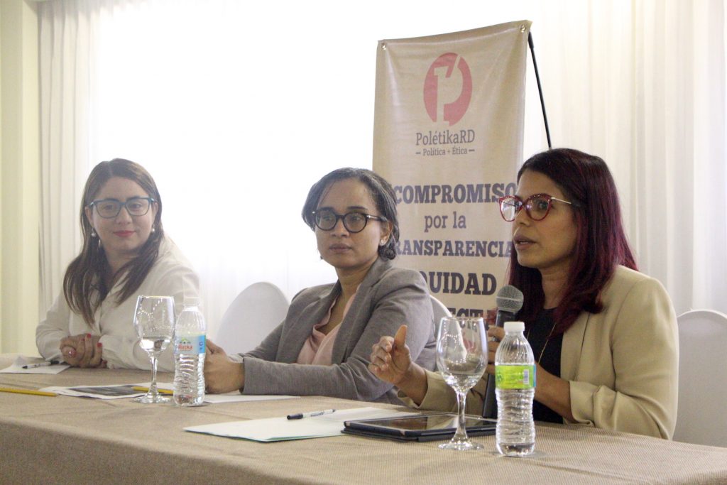 Organizaciones propician diálogo sobre limitaciones de la participación política de las mujeres Gloria Reyes Glenis de Jesus Patricia Santana