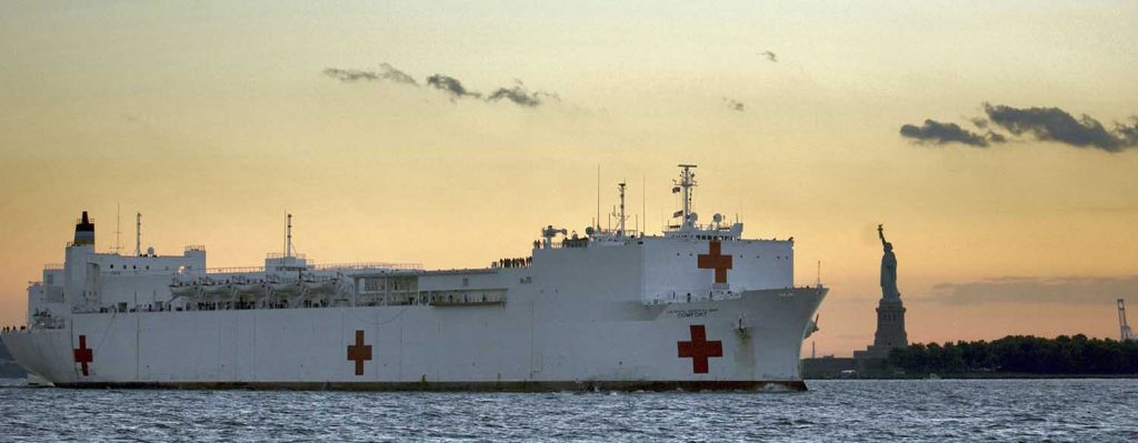 Armada de EEUU enviará un buque hospital a Nueva York