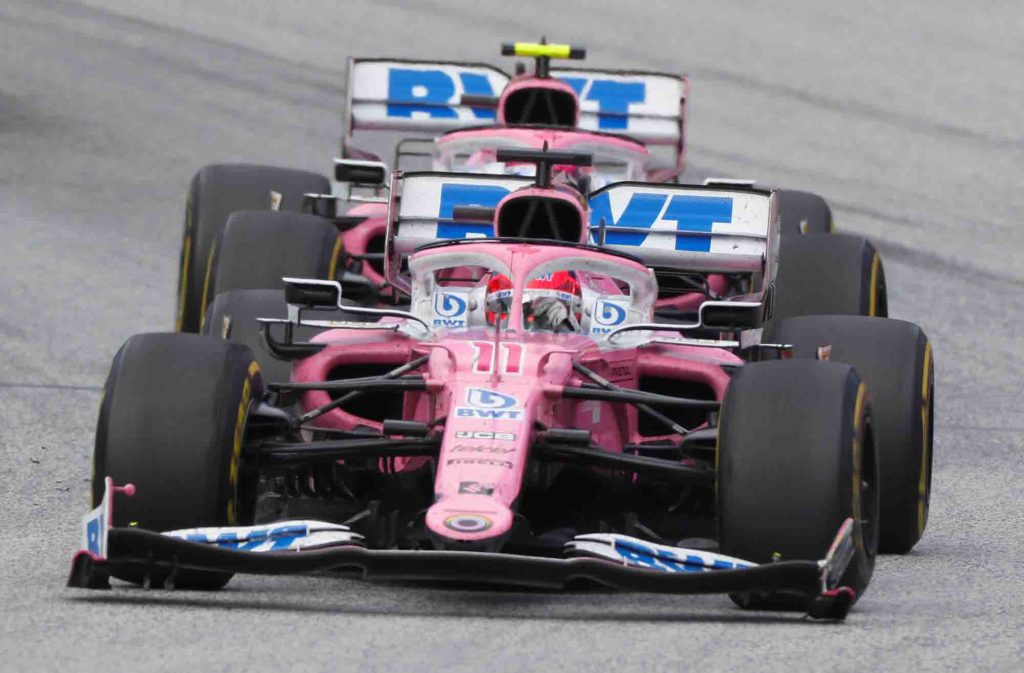 Mercedes Rosa de Racing Point que mantiene en vilo a la categoría