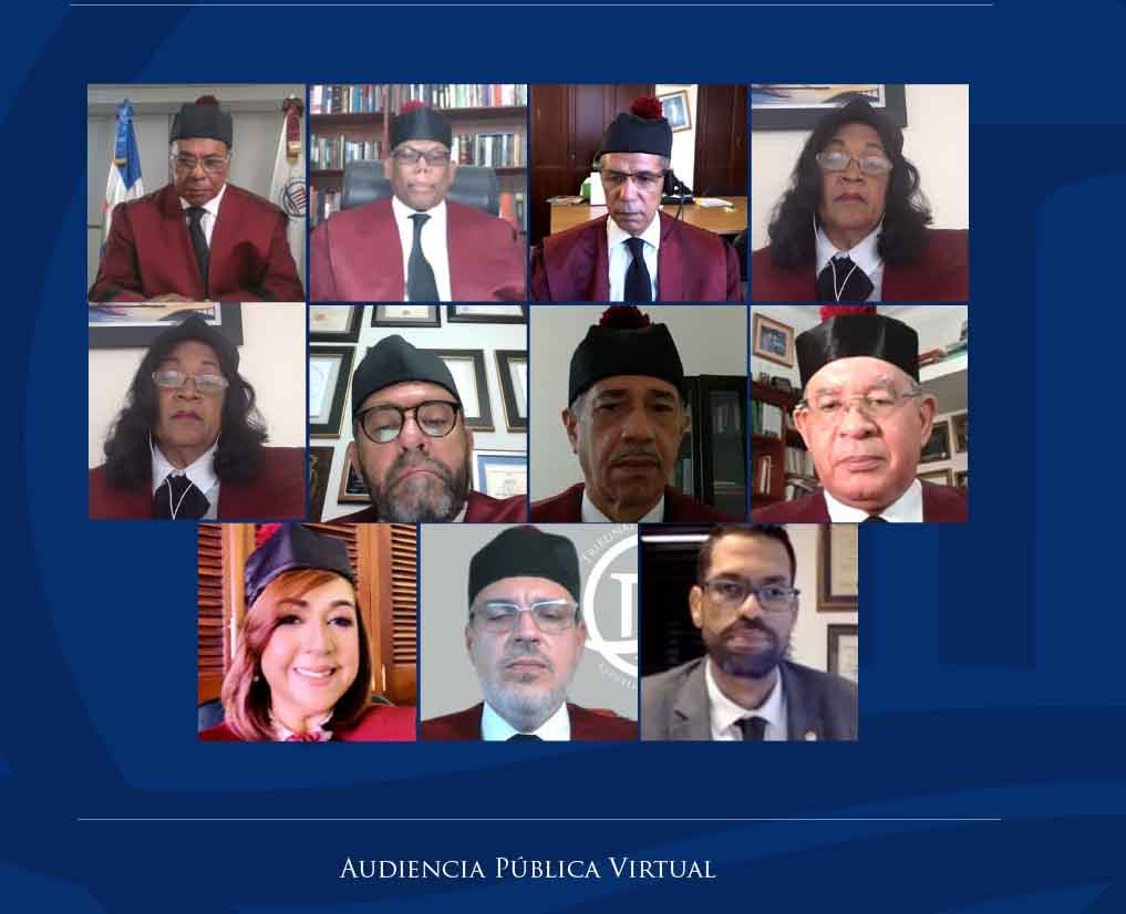 TC deja en estado de fallo 3 expedientes de acción directa de inconstitucionalidad en audiencia pública virtual Audiencia pública virtual large