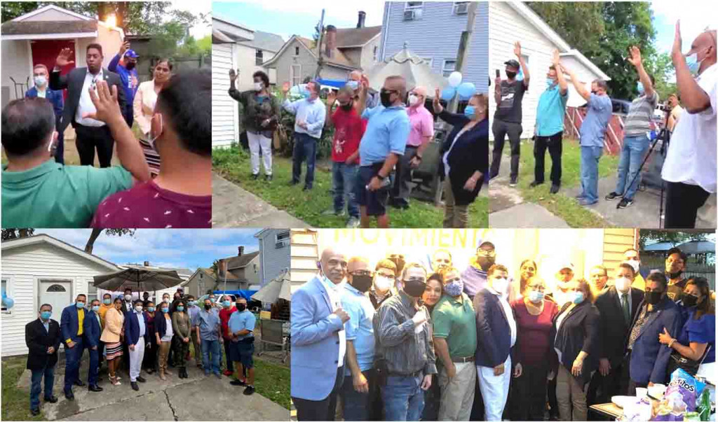 Docenas se juramentan en Movimiento Ola 911 en apoyo al Gobierno del PRM y Abinader Movimiento Ola 911 large