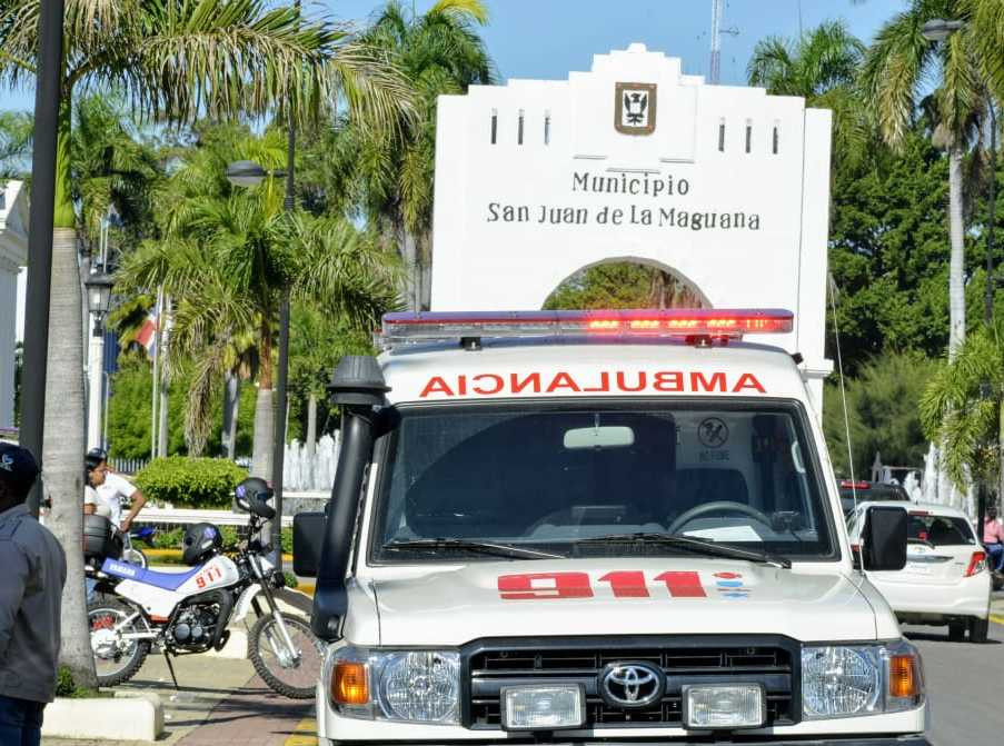 Sistema Nacional de Atención a Emergencias y Seguridad 9 1 1 en San Juan de la Maguana