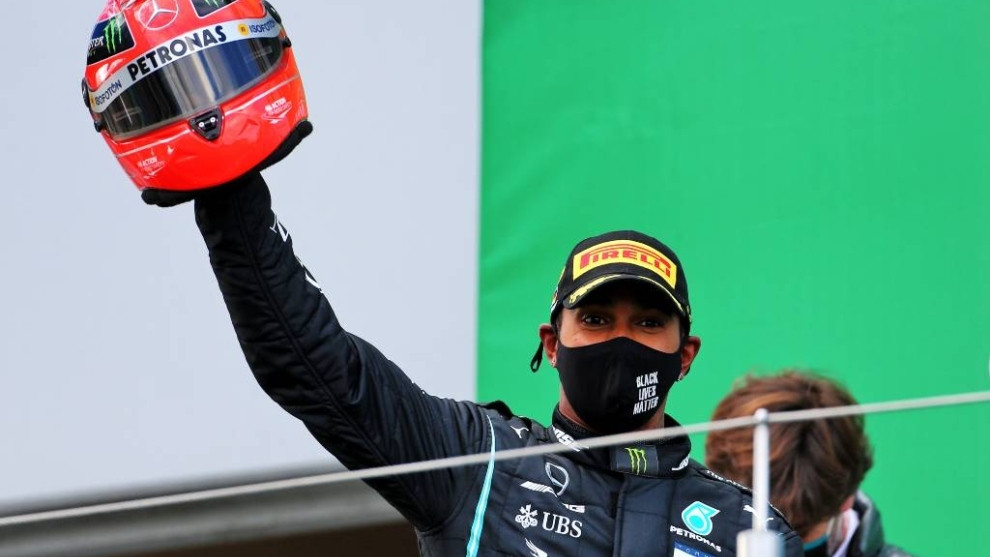 Hamilton a recorrido una montaña rusa en busca de superar el récord de Schumacher 16031987495628 large