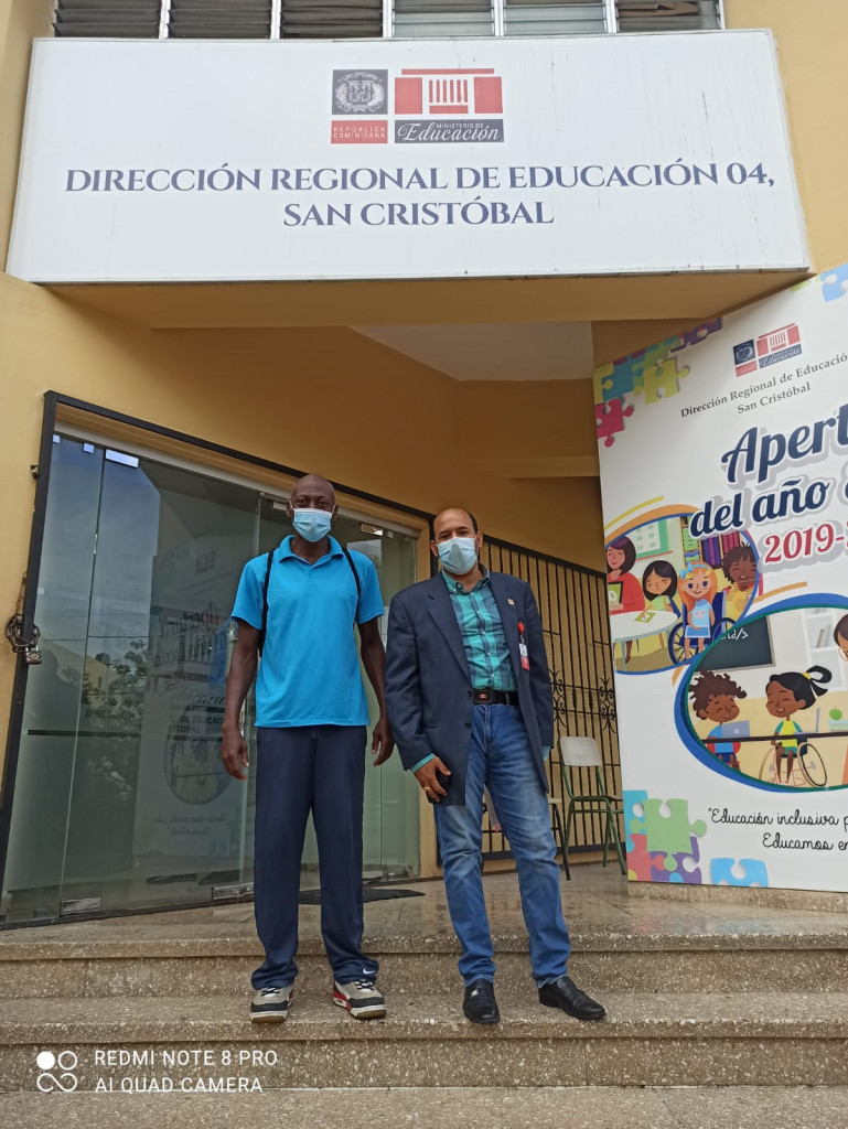 Entrenador Nacional Augusto Adames junto al Instructor Internacional Braulio Ramírez presidente del C.O. large