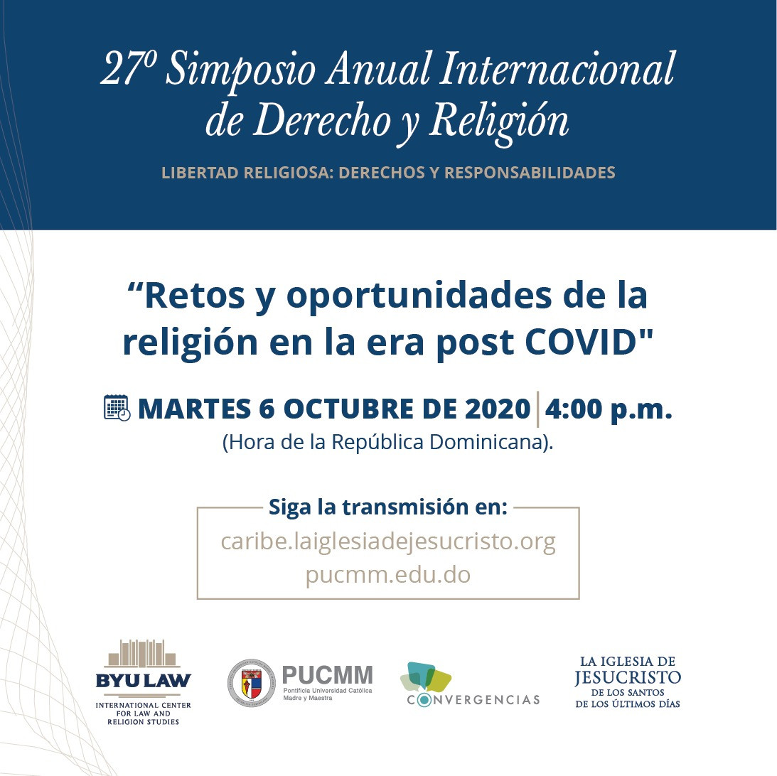 Invitación Simposio Derechoy Religion.