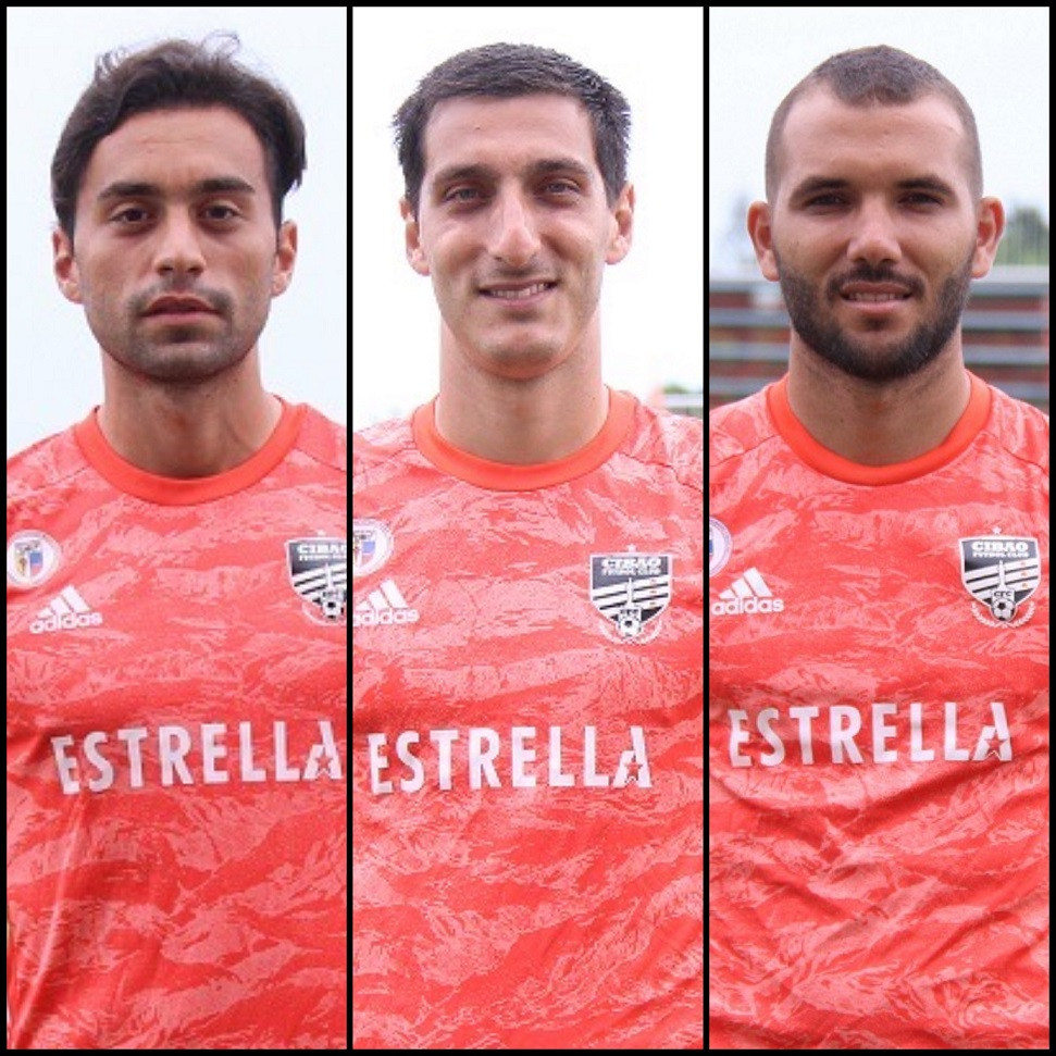 Cibao FC anuncia tres nuevos fichajes de jugadores importados Leandro Rodríguez Javier Graieb y Roberto Peraza Nuevos fichajes del Cibao FC large