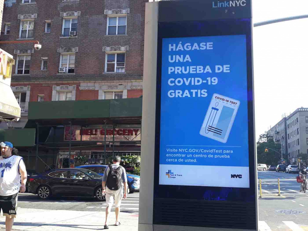 Dominicanos vuelven a entrar en pánico, Alto Manhattan declarado Zona Amarilla por rebrote de Covid-19 Alto Manhattan large