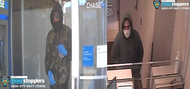 Atracan dos bancos en NYC large