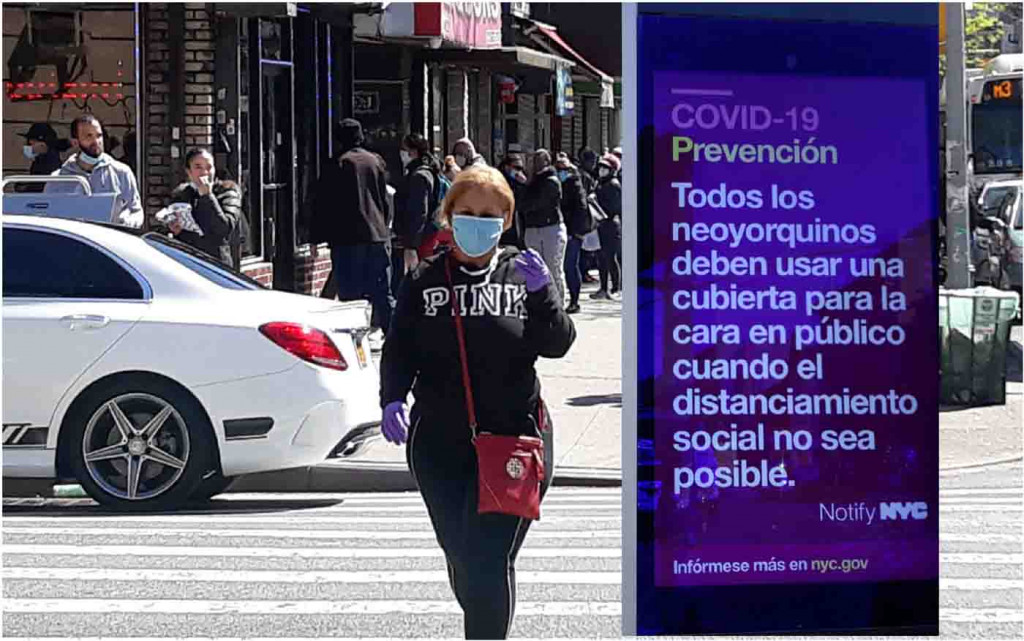Barrio dominicano de NY con la tasa más alta de positivos COVID-19 revela el Departamento de Salud Barrio dominicano de NY large