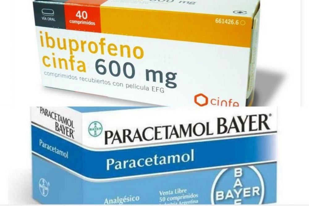 Ibuprofeno o paracetamol