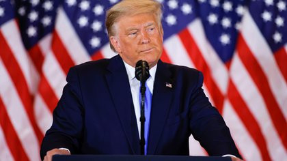 Trump: “Ya ganamos la elección pero quieren hacer un fraude, iremos a la Corte para evitarlo” trump 1 large