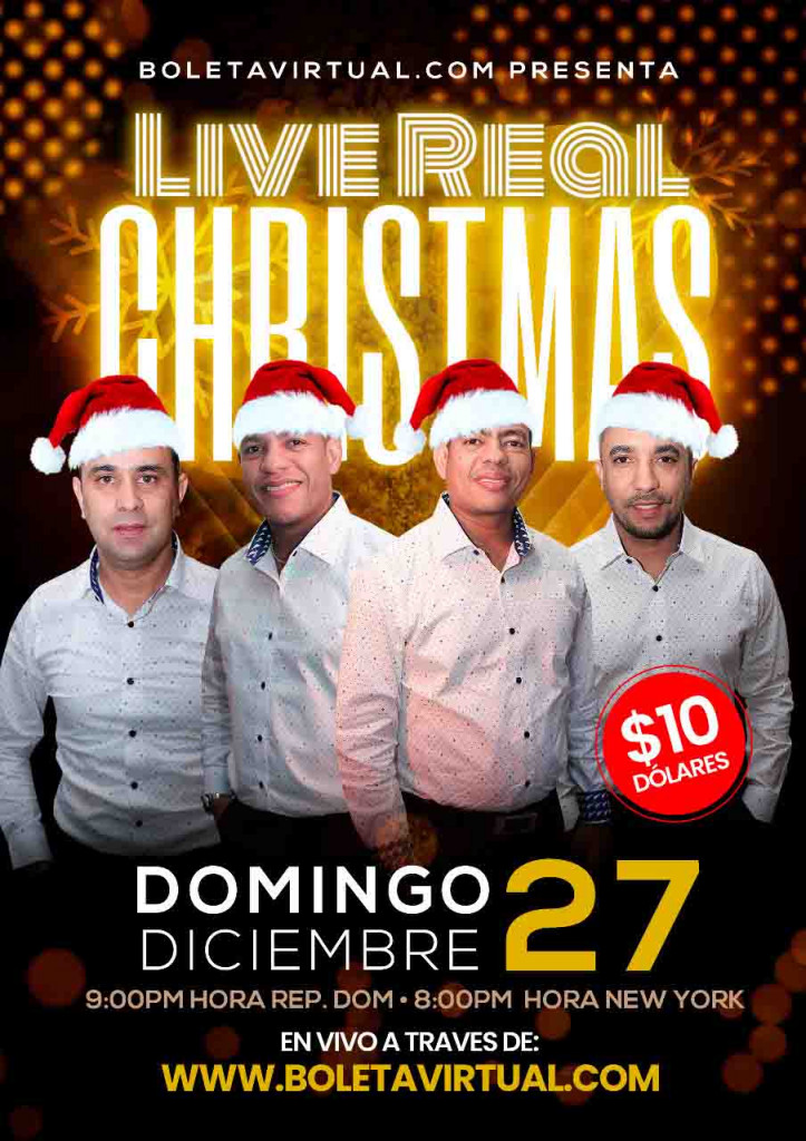 Banda Real despide año con concierto virtual “Live Real  Christmas 2020” Banda Real despide ano con concierto virtual large