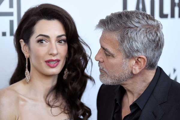 George Clooney cuando le pidió matrimonio a su esposa Amal