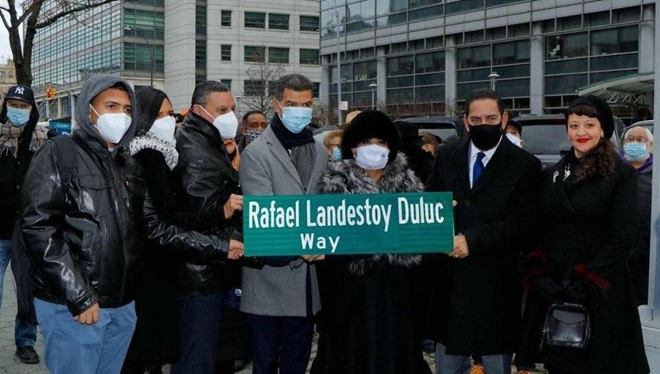 Concejal y Cultura-NY encabezan ceremonia de co-nombramiento calle a Bullumba Landestoy Ydanis Rodríguez y Eligio Jaquez large