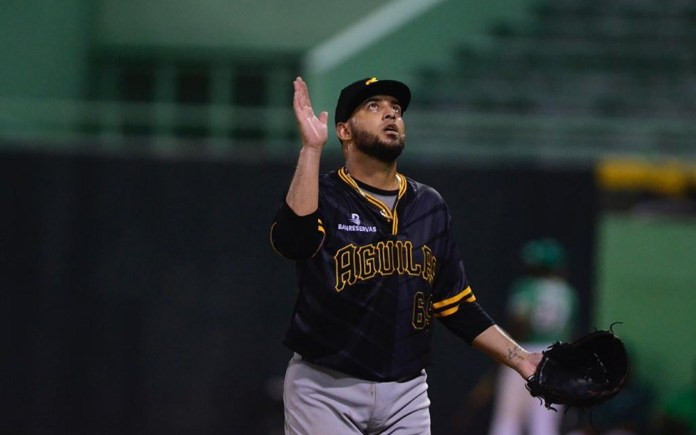 Yoanner Negrin logro el triunfo por el conjunto aguilucho. large