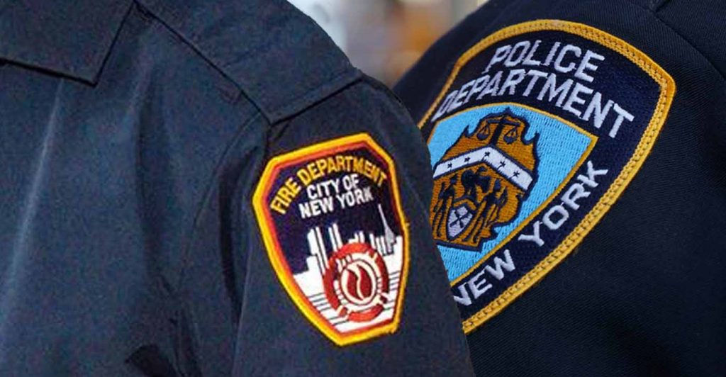 Policia y bombero de Nueva York