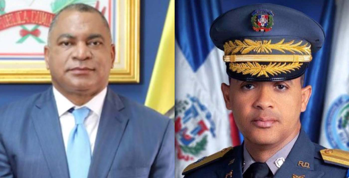 Roberto Hernandez Basilio y Mayor General Edward Ramon Sanchez