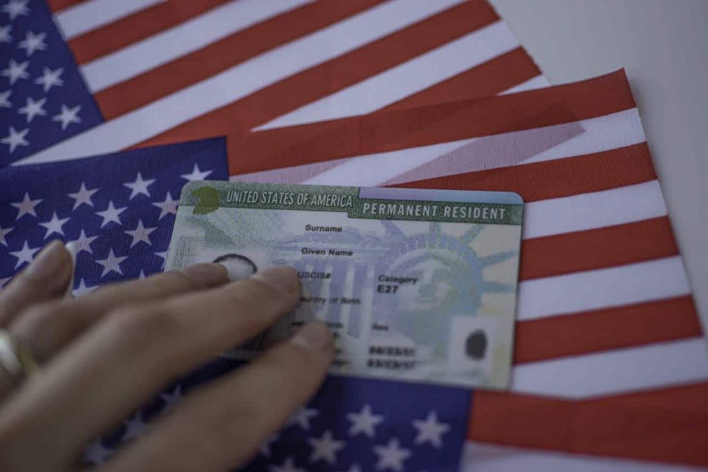 tarjeta residencia permanente EE.UU .