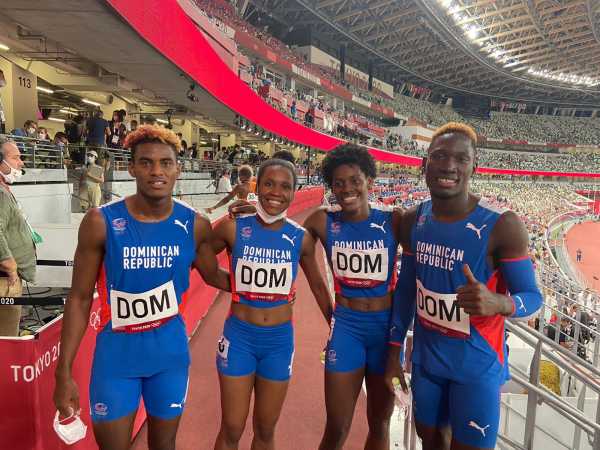 Dominicana gana plata en carrera relevo 4x400