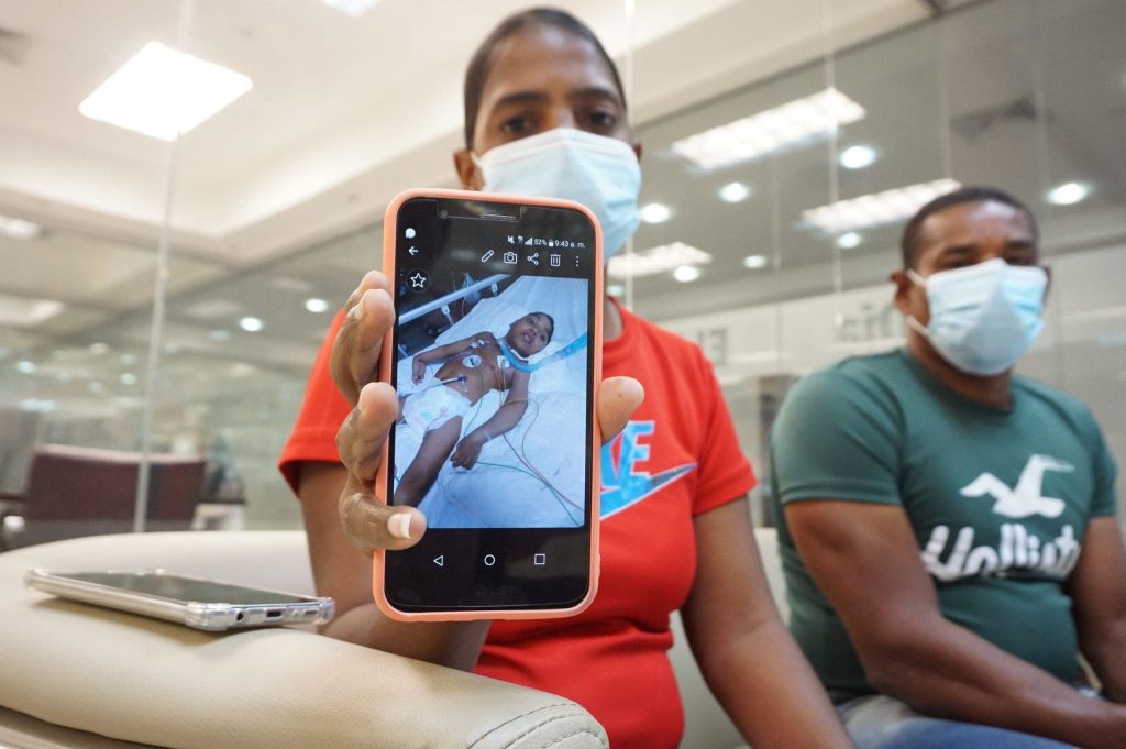 Madre pide ayuda para hijo con microcefalia Maria Isabel Rodriguez