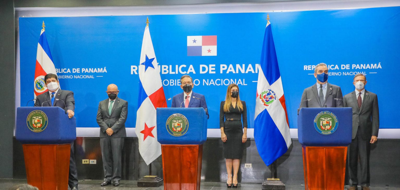 Presidentes de RD Costa Rica y Panama