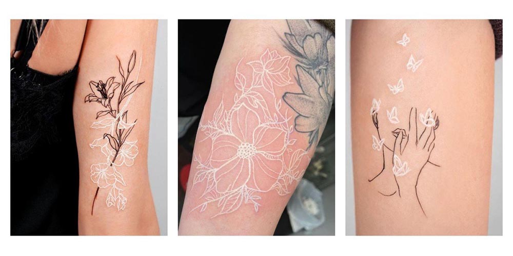 Estos tatuajes con tinta blanca te harán replantearte los de tinta