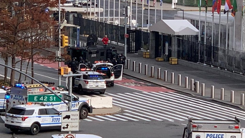 Alerta policial en NY por hombre armado frente a la ONU