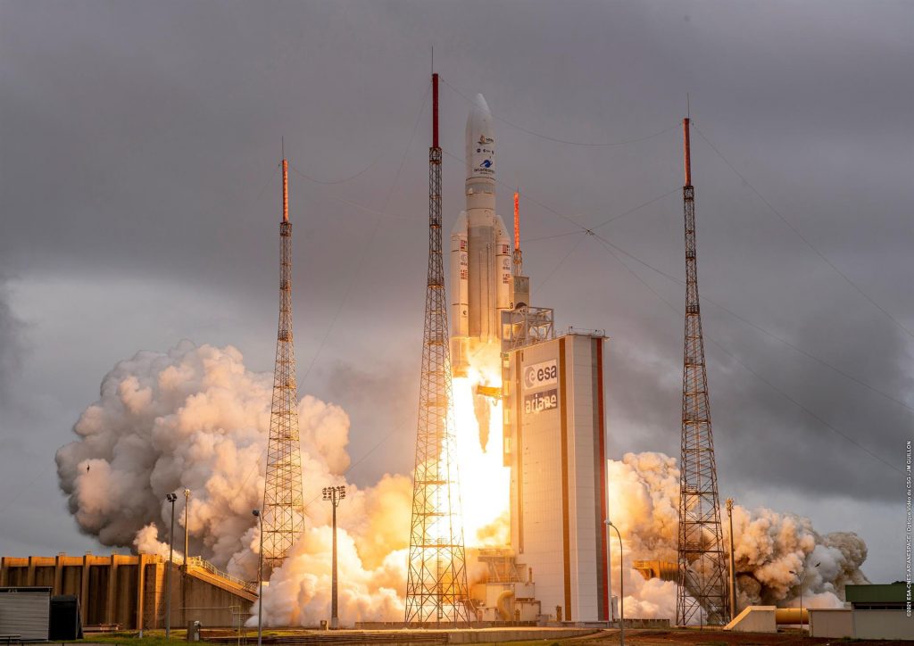 James Webb el mayor telescopio jamas enviado al espacio fue lanzado en Kuru