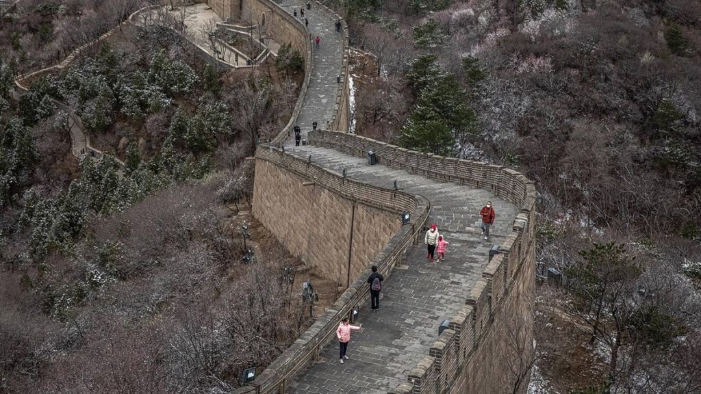 Gran Muralla China se desploma tras un fuerte terremoto