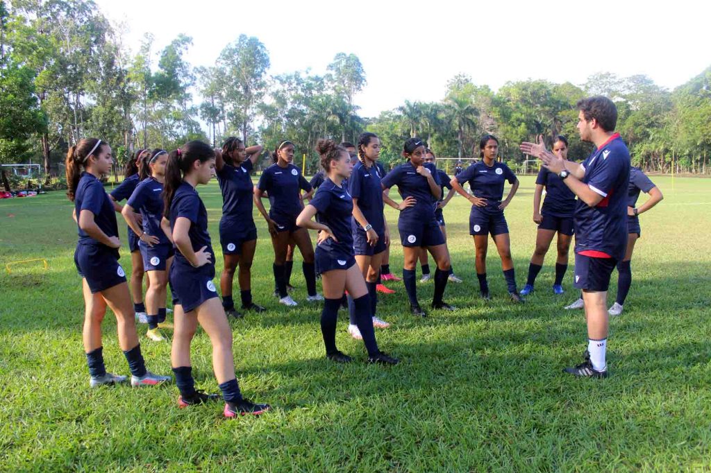 Sedofutbol Femenina Sub 20 trabajo por primera vez en RD