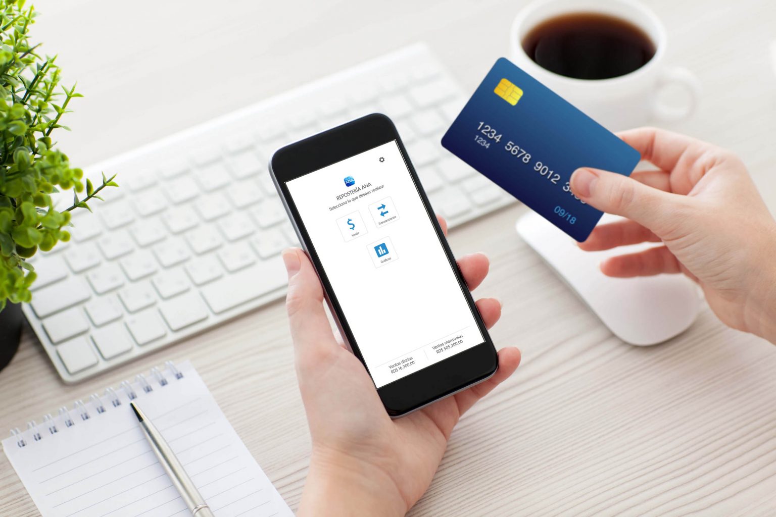 AZUL implementa aplicacion que permite recibir pagos