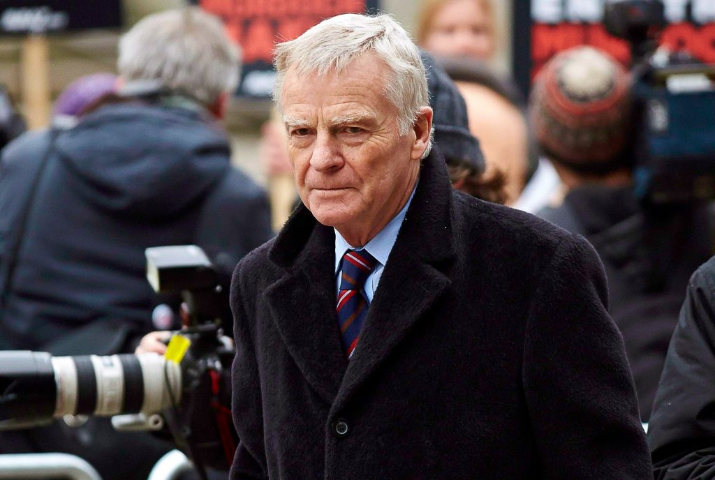 Max Mosley ex presidente de la FIA