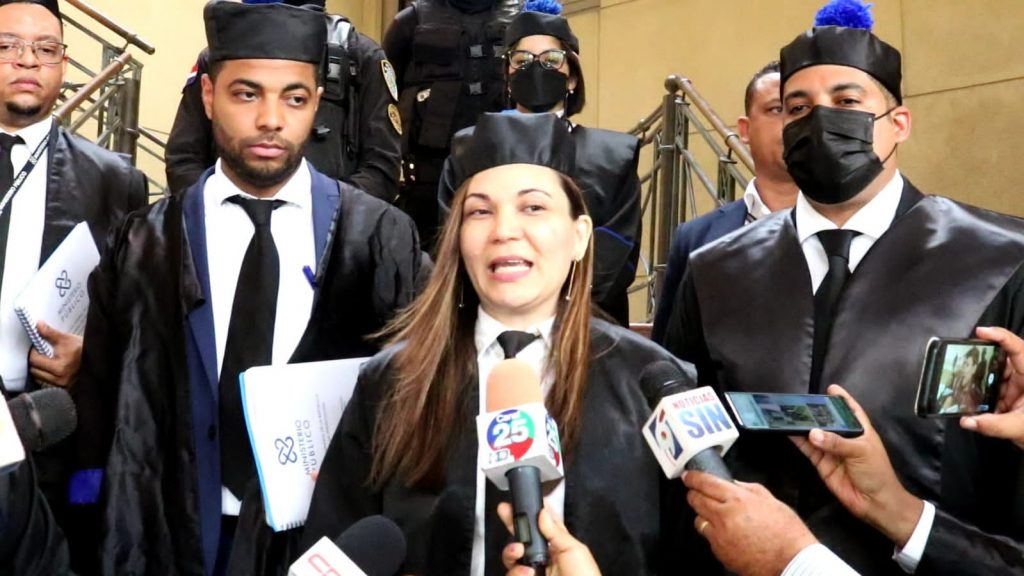 Ministerio Público resalta que acumula cientos de pruebas contra imputados en el Caso Discovery Sourelly Jaquez fiscal santiago