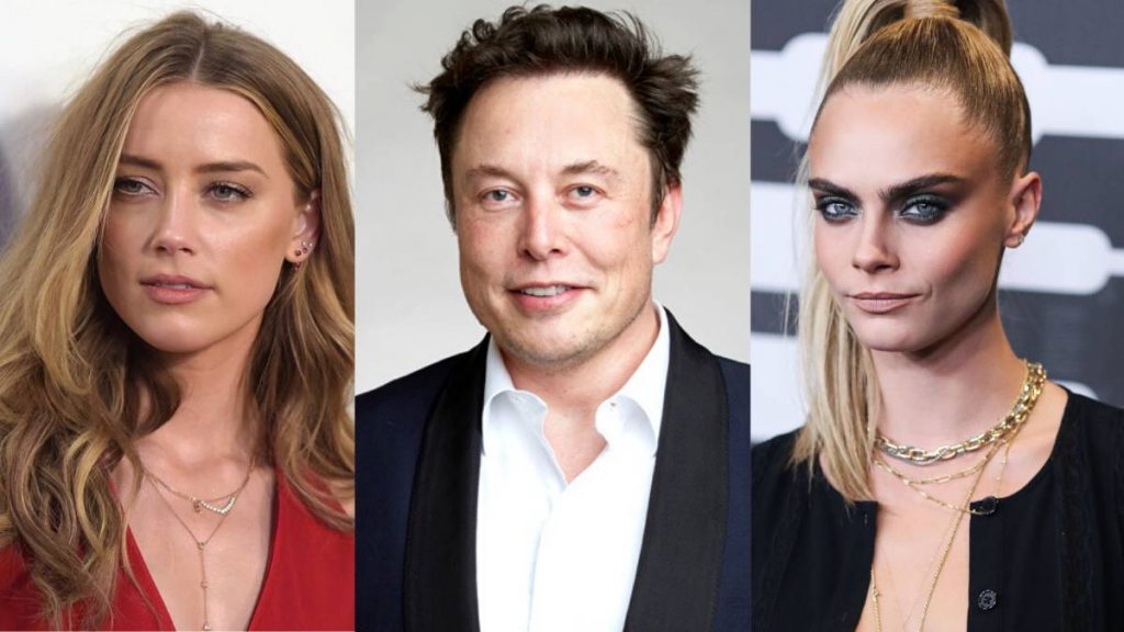 Johnny Depp sostiene que Amber Heard hizo un trio Elon Musk y Cara Delevingne mientras estaban casados