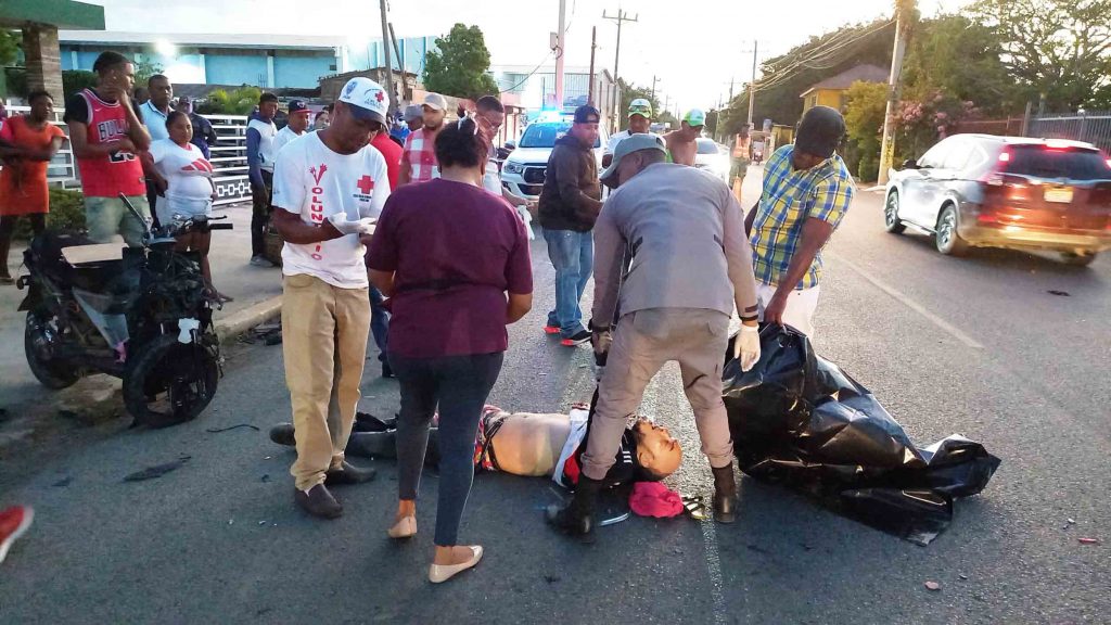 Muere joven en accidente tránsito carretera Mao Santiago Rodríguez accidente transito carretera Mao Santiago Rodriguez