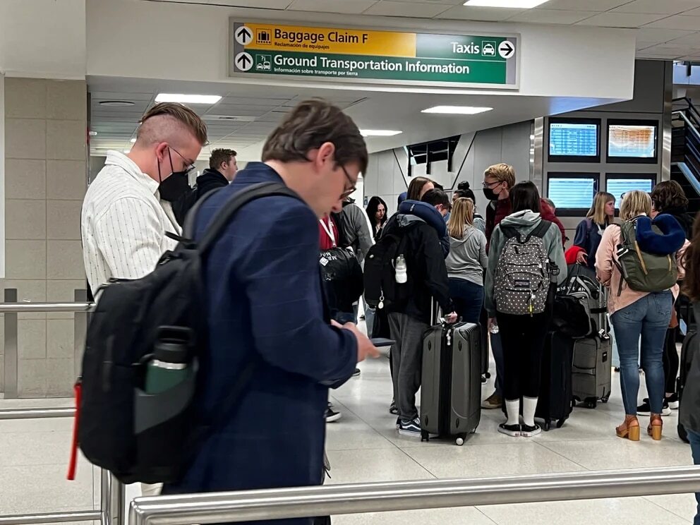 pasajeros aeropuertos de estado unidos